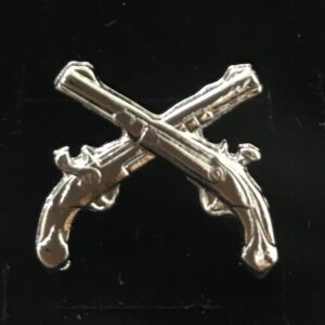 Bucaneiro de Metal para camisa Prata - Praça