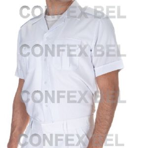 Camisa Branca PM Saúde Masculina