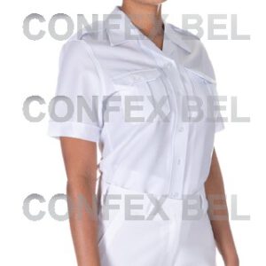Camisa Branca PM Saúde Feminina